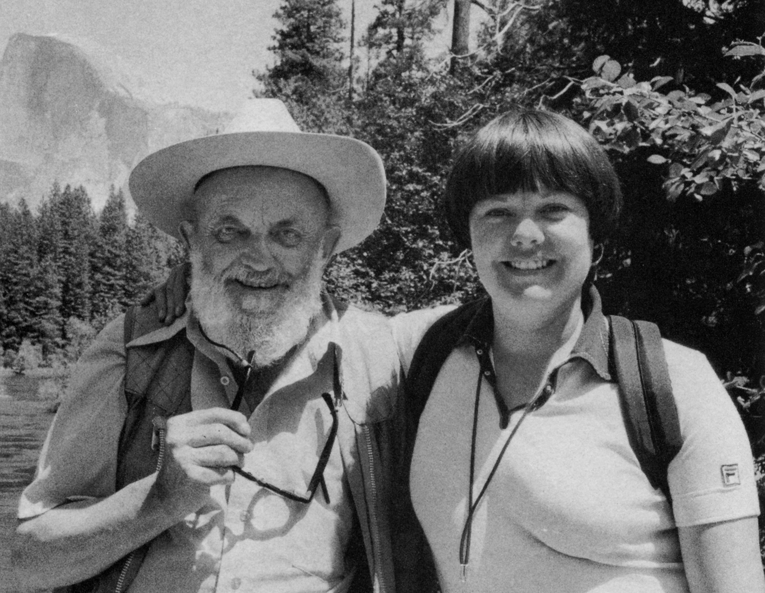 Ansel Adams and Mary Alinder in Yosemite