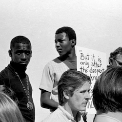 photograph of student activists