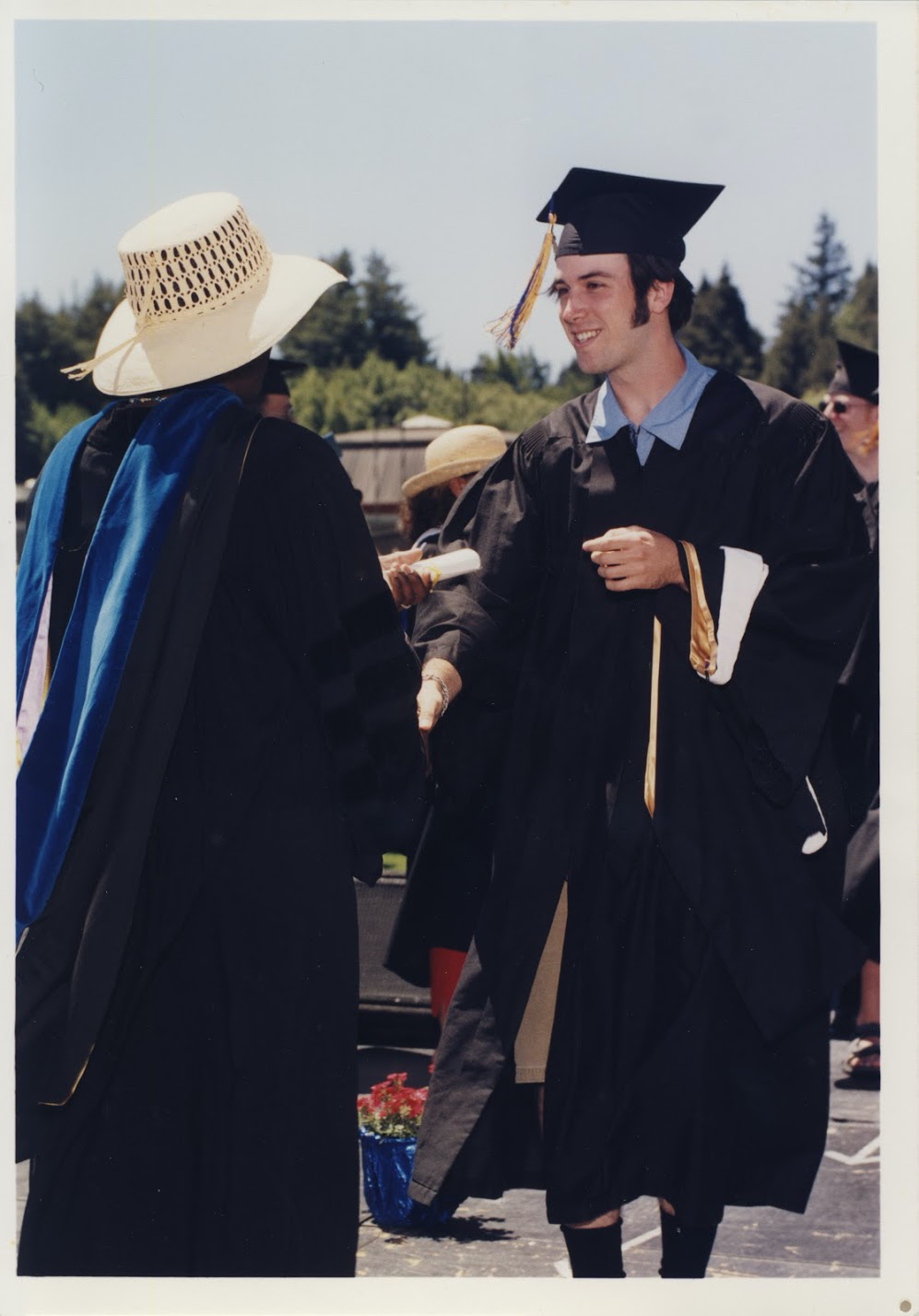 Gabe Zimmerman at UCSC graduation