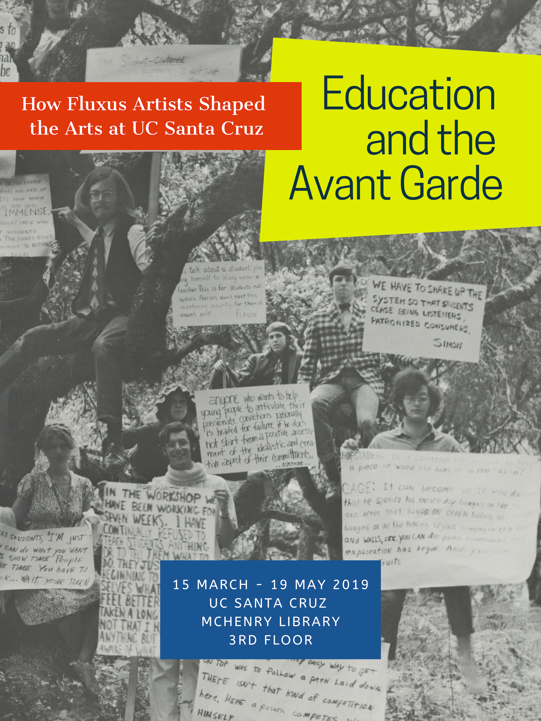 Education and Avant Garde poster