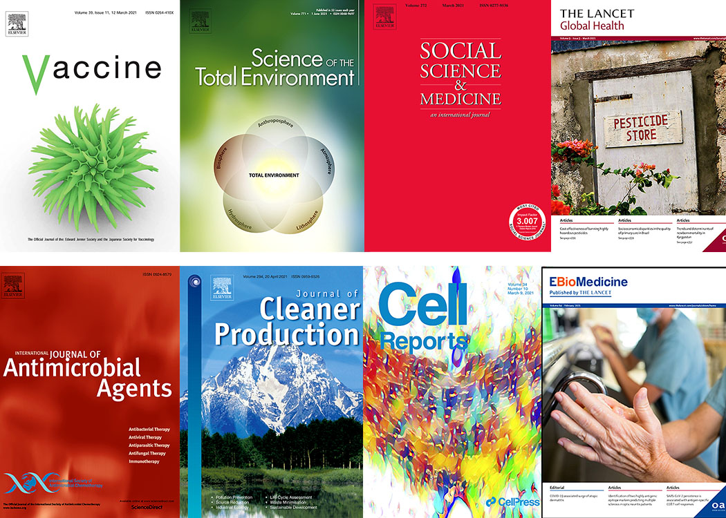 Elsevier journal covers compilation