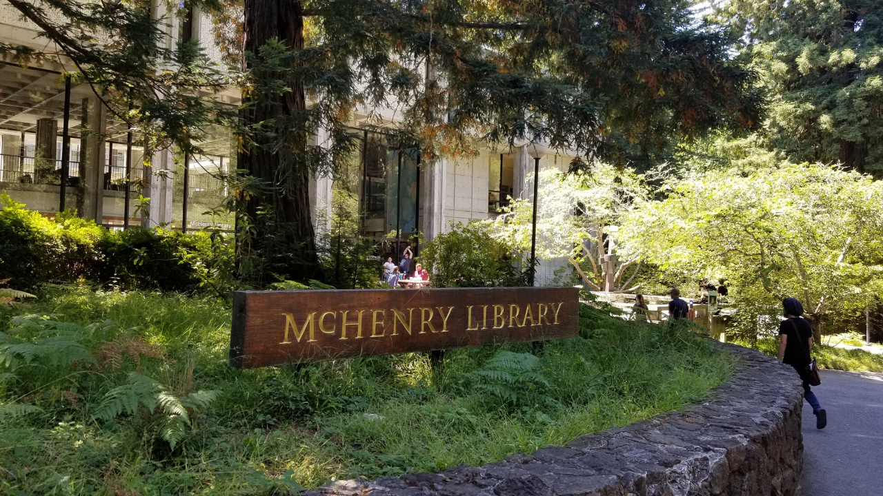 Front of McHenry Library