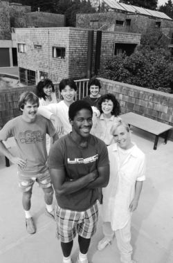 College 8 students, 1986