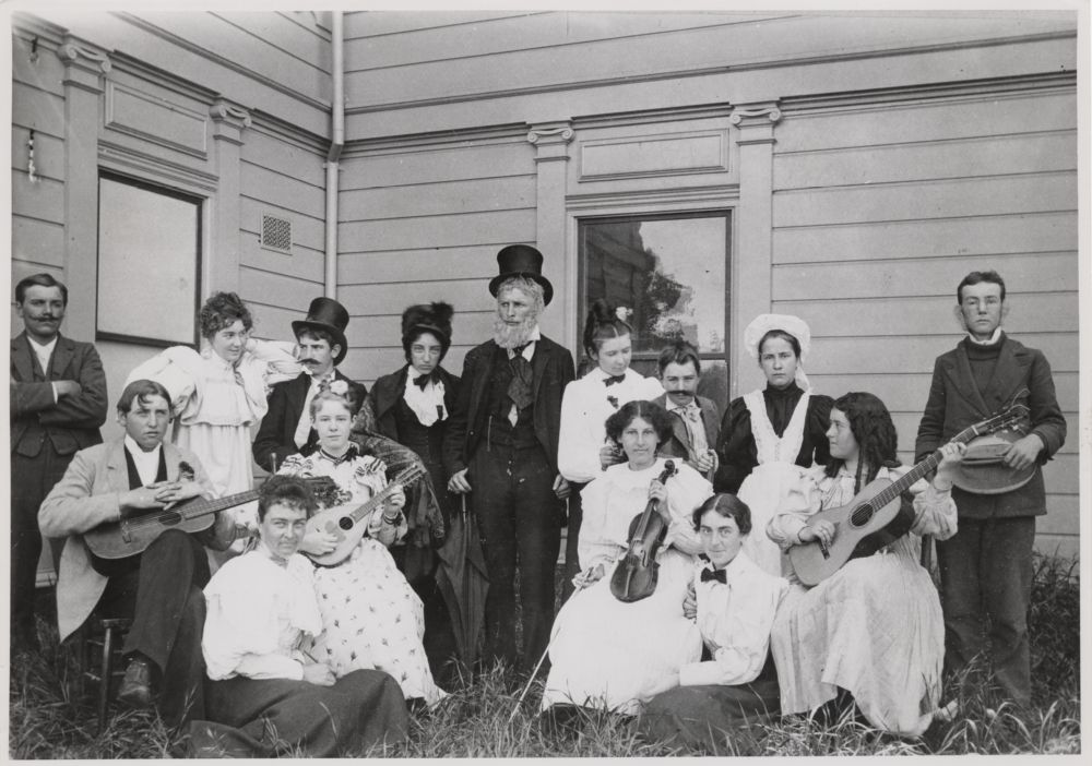 Santa Cruz High School Band 1896