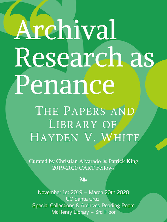 Archival Research as Penance poster