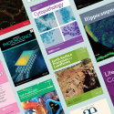 Mosaic of Wiley journal covers